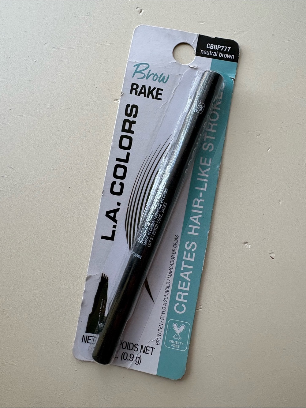 L.A. Colors Brow Rake Eyebrow Pen - Neutral Brown